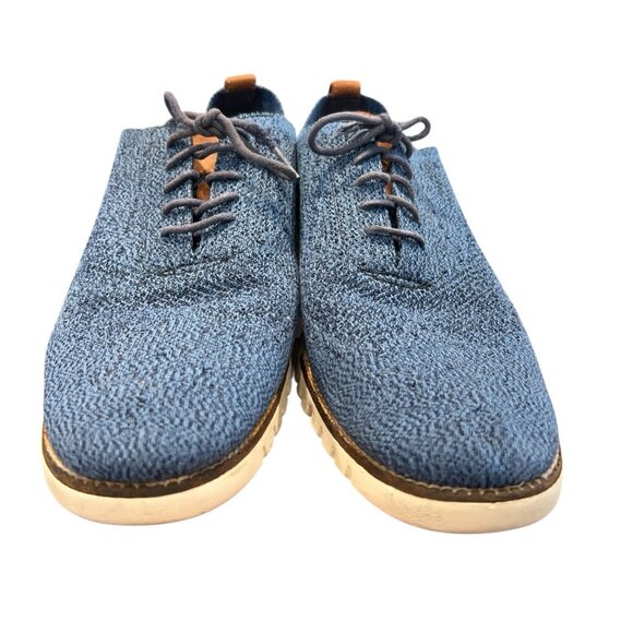 Cole Haan Grand.os Zerogrand Blue Fabric Wingtip Oxford Men 13 M Casual Comfort main image 15